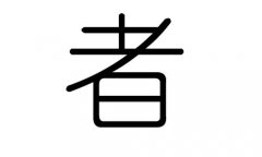 者字的五行属什么，者字有几划，者字的含义