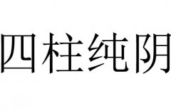 四柱纯阴是什么意思