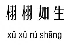 栩栩如生五行吉凶_栩栩如生成语故事