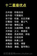 十二星座优点