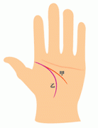 智慧线和生命线相交