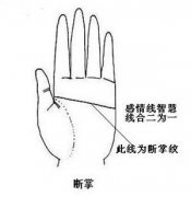 女人左手断掌代表什么