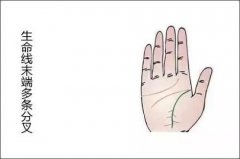 女人右手生命线有分叉