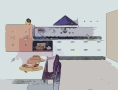 厨房风水学之灶台装修 如何装