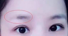 半截眉毛面相算命