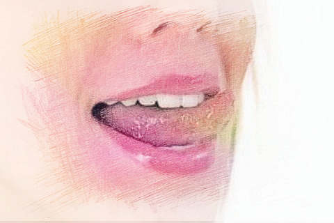 梦见舌头发黑　周公解梦之梦到舌头发黑