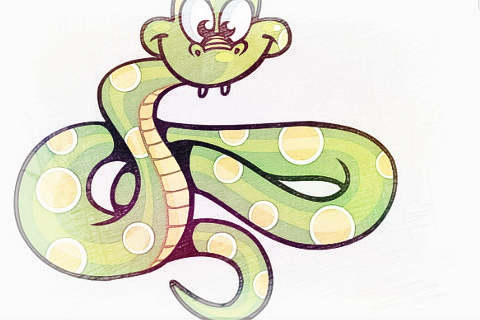 梦见被绿蛇咬　周公解梦之梦到被绿蛇咬