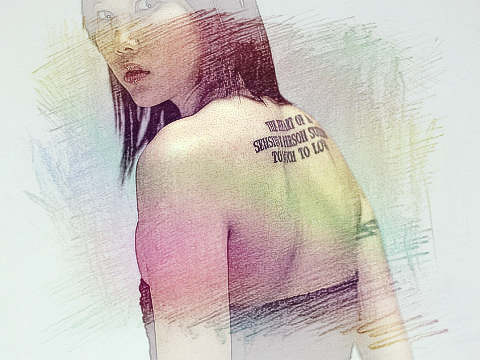 梦见背部纹身　周公解梦之梦到背部纹身