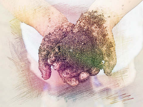 梦见手上有泥　周公解梦之梦到手上有泥