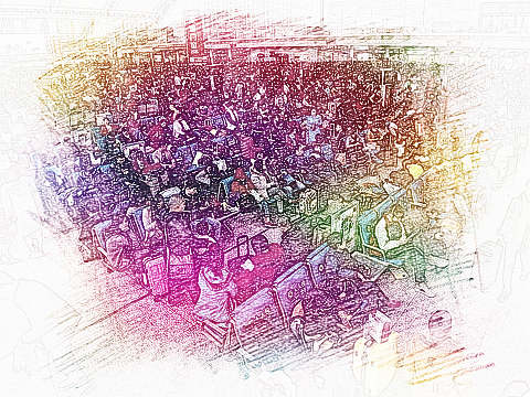 梦见很多人 人多　周公解梦之梦到很多人 人多