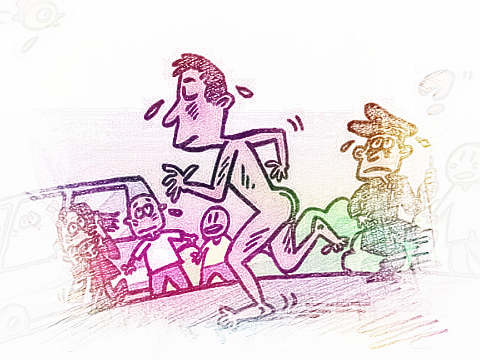 梦见裸奔　周公解梦之梦到裸奔