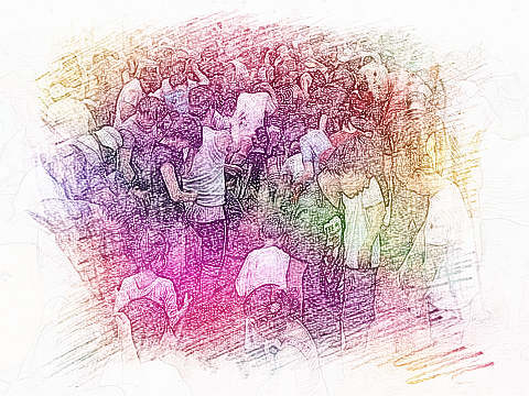 梦见人群　周公解梦之梦到人群