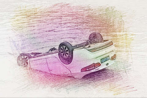 梦见梦见开车翻车　周公解梦之梦到梦见开车翻车