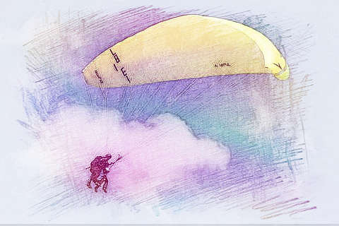 梦见梦见跳伞　周公解梦之梦到梦见跳伞