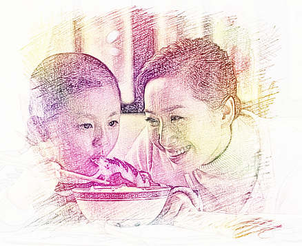 梦见妈妈吃饭　周公解梦之梦到妈妈吃饭