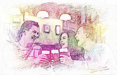 梦见和人喝酒　周公解梦之梦到和人喝酒