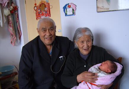 梦到老人生小孩