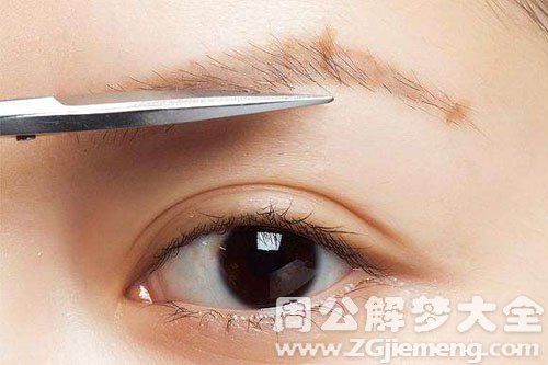 【梦见剪眉毛】