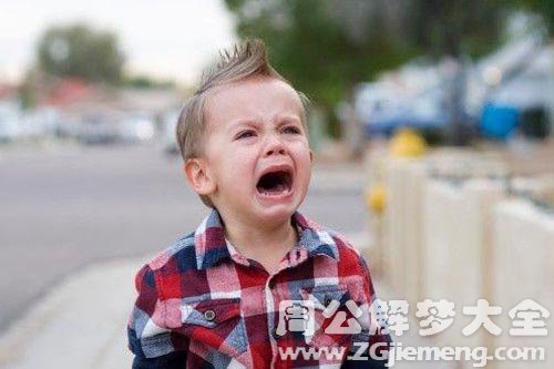 【梦见儿子哭】